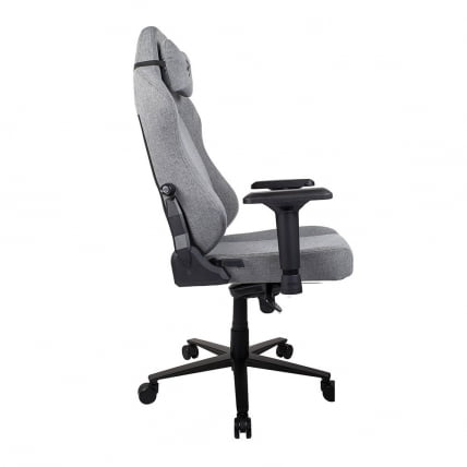 Геймерское кресло Ароззи Примо Вовен Фабриc Грей Блаcк лого / Arozzi Primo Woven Fabric Grey Black logo_3