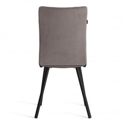 Стул обеденный Ла Роуссе велюр, серый/черный, 29, 49х50х93 / La Rousse_4