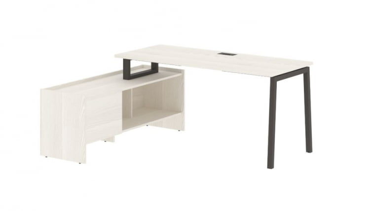 Стол с тумбой ЕДИС ЕЛCТ 17614 Ясень Траун Мокко / EDIS ELCT_0