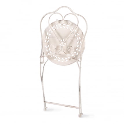 Комплект (стол + 2 стула) Сеcрет де Маисон Моникуе (мод. ПЛ08-6241.6242) металл, стол:62*73, стул: 48*40*93, Античный белый (Антикуе Вхите) / Secret de Maison Monique (mod. PL08-6241.6242) (Antique White)_3