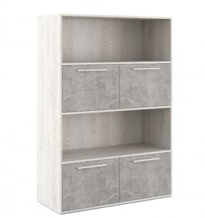 Шкаф высокий с горизонтальной нишей Б-ТОНЕ БТН36154231 Сосна Бетон светлый / B-TONE BTN36154231_0