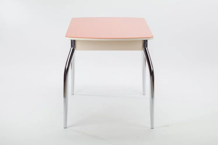 Стол обеденный Чикаго СТ(6191) крем,стекло оранжевое_7