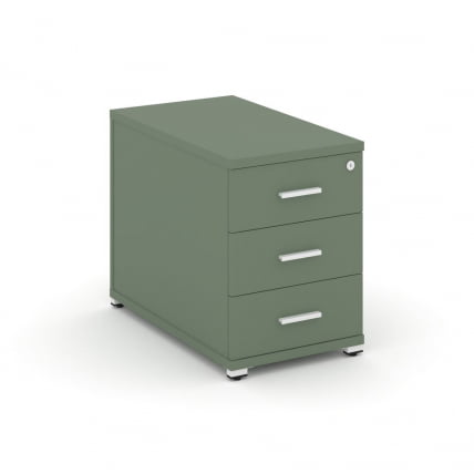 Тумба опорная приставная с 3-мя ящиками CОНCЕПТ CН.ТГО-001 Б/В Кобо Белый / CONCEPT CN.TGO-001 B/W_0