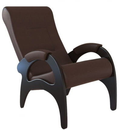 Кресло Кемпинг Римини экокожа Коричневая_0