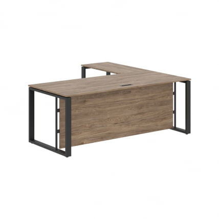 Стол с боковой приставкой ЕНИО ЕCТ 2019Х Кария Пальмира/Антрацит / ENIO ECT 2019H_1