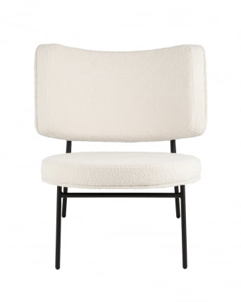 Кресло Дистриcт Лоунге букле Белый / District Lounge_1