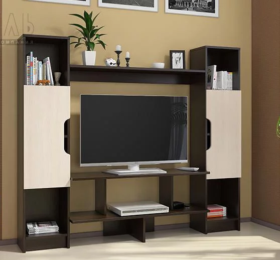 Тумба для телевизора ТВ-6 Венге-дуб молочный_0