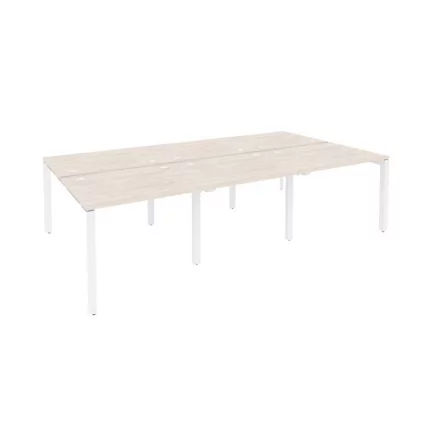 Рабочая станция на П-образном м/к ОНИКС О.МП-Д.РС-6.1.8 Денвер Светлый/Белый / ONIX O.MP-D.RS-6.1.8_0