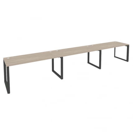 Рабочая станция на О-образном м/к ОНИКС О.МО-РС-3.4.7 Дуб Аттик/Антрацит / ONIX O.MO-RS-3.4.7_0