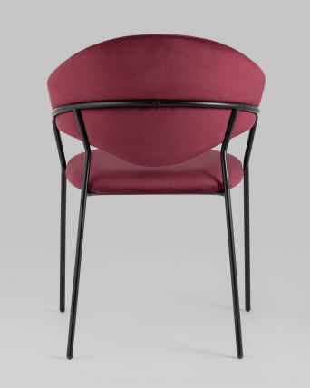 Стул Алексис велюр Винный_4