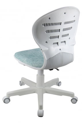 Кресло 1139 ФВ ПЛ Вхите велюр Блисс 10 голубой / FW PL White Bliss_5