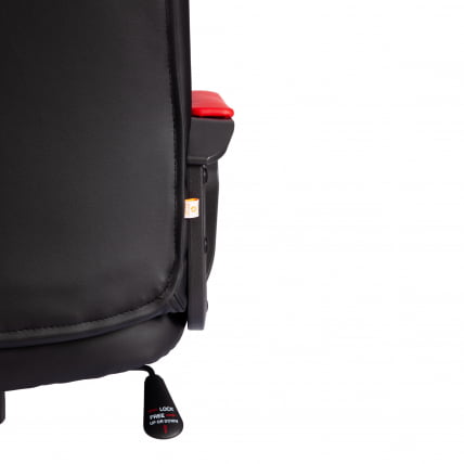 Кресло НЕО 2 (22) экокожа Черный/красный 36-6/36-161 / NEO_10