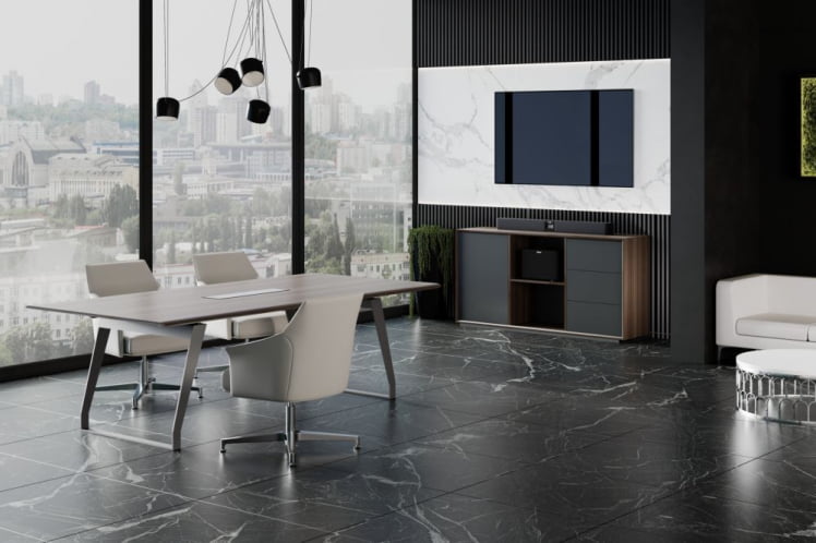 Стол переговорный КУАРТЗ КЗ.0102.БВ.ГФ / QUARTZ QZ.0102.BW.GF_5