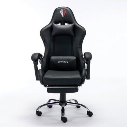 Кресло компьютерное БРАБИКС Декстер ГМ-135 подножка Черное / BRABIX Dexter GM-135_6