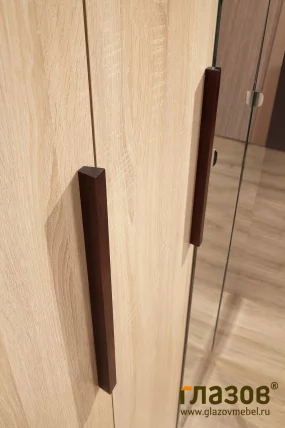 Спальня композиция 2 БАУХАУС Дуб Сонома/Орех шоколадный / BAUHAUS_1