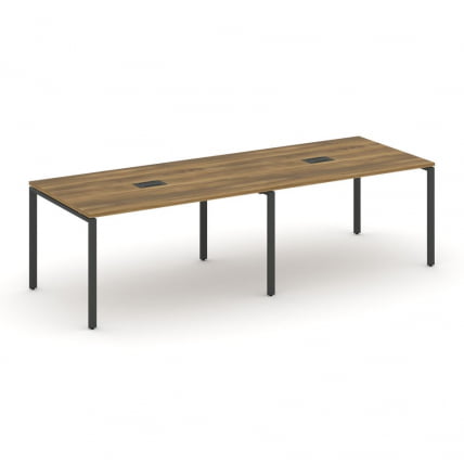 Стол переговорный (2 столешницы) CОНCЕПТ CН.ПРГ-022 Сандал Янтарный Антрацит / CONCEPT CN.PRG-022_0