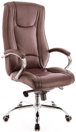 Кресло руководителя Кинг М кожа Коричневый / King M_3
