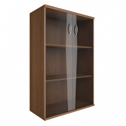 Шкаф средний широкий Рива А.СТ-2.4 Орех Гварнери / Riva_0