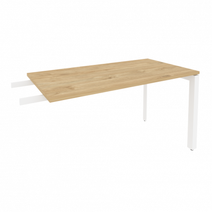 Брифинг-приставка на П-образном м/к ОНИКС О.МП-БР-13 Тиквуд Светлый/Белый / ONIX O.MP-BR-13_0