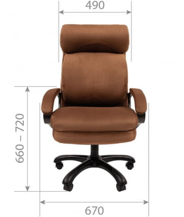 Кресло руководителя CХАИРМАН ДОМ (Хоме) 505 Черный / CHAIRMAN (Home)_3