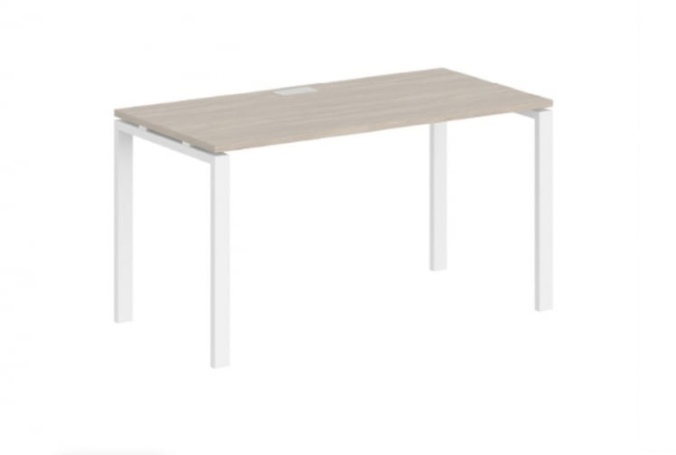 Стол рабочий Сигма СГ.208.ОД.63.ВХ Дуб темный Белый / Sigma SG.208.OD.63.WH_0