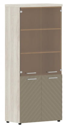 Шкаф комбинированный с топом Торр ЛУКС ТЛХC 85.2 Сосна Эдмонд Капучино / Torr LUX TLHC_0