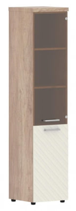 Шкаф колонка комбинированная с топом (правый) Торр ЛУКС ТЛХC 42.2 Р Дуб Каньон Латте / Torr LUX TLHC R_0