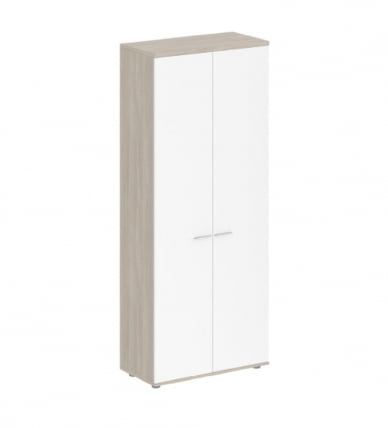 Шкаф высокий Сигма СГ.801.ОЛ.ВХ Дуб светлый Белый / Sigma SG.801.OL.WH_0