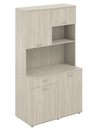 Офисная мини-кухня с ящиком Сигма СГ.1002.ОЛ.ОЛ Дуб светлый / Sigma SG.1002.OL.OL_0