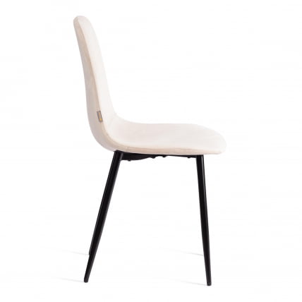 Стул БРЕЕЗЕ (мод. ДЖСC-58) Велюр/металл , 44 х 53 х 86 см, беиге (бежевый) ХЛР2 / черный / BREEZE (mod. JSC-58) beige HLR2_1