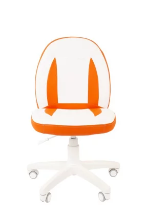 Детское кресло CХАИРМАН КИДС 122 Белый-оранжевый / CHAIRMAN KIDS_1