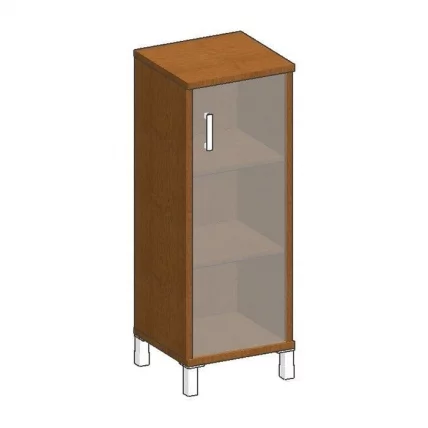 Стеллаж стекло тонированное В421.8 Л Орех Даллас / L_0