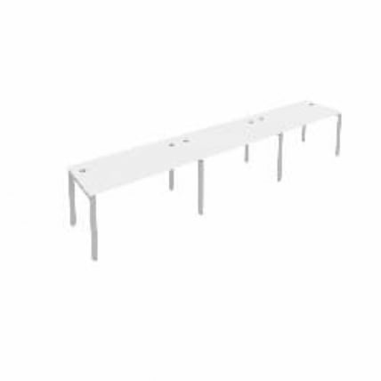 Рабочая станция на 3 раб.места Метал Сйстем Б.СМ-3.3 Белый/Серый / Metal System_0