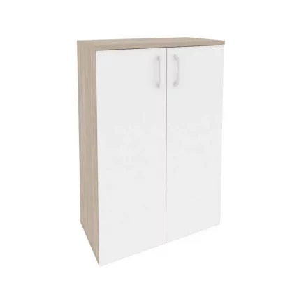 Шкаф средний широкий (2 средних фасада ЛДСП) ОНИКС О.СТ-2.3 Дуб Аттик/Белый / ONIX O.ST-2.3_0