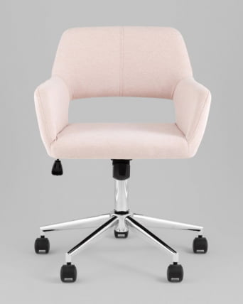 Стул офисный РОСС рогожка светло-розовый / ROSS_1