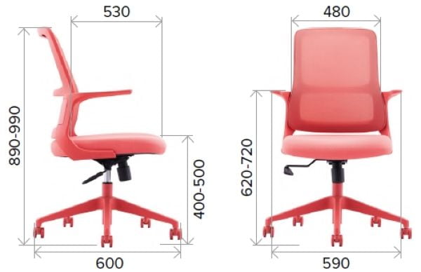 Операторское кресло Еверпроф Елф Сетка Черный / Everprof Elf_6