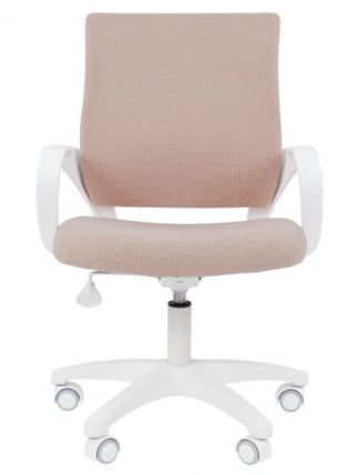 Детское кресло CХАИРМАН ТИН (КИДС) 103 белый пластик БАРНИ (БАРНИ) Зефир / CHAIRMAN (KIDS) (BARNI)_1