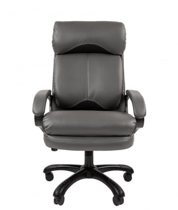 Кресло руководителя CХАИРМАН 505 НЕВ экокожа Серый / CHAIRMAN NEW_1