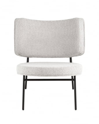 Кресло Дистриcт Лоунге букле Светло-серый / District Lounge_1