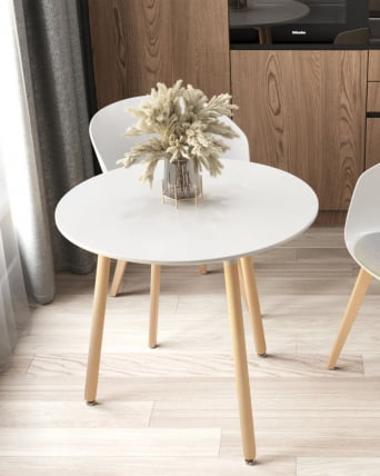 Стол круглый ЕАМЕС ДСТ НЕВ Д=80 белый / EAMES DST NEW D=80_8