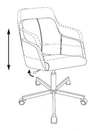 Кресло для оператора Бюрократ CХ-380М Сердитое море 38-415 / CH-380M_4