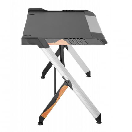 Стол для геймеров ЛУМИ ГМД01-1 c РБГ подсветкой / LUMI GMD01-1 c RBG_4