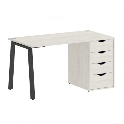 Стол письменный ХОМЕ ОФФИCЕ ВР.СП-3-138.4.А Дуб Наварра/Антрацит металл / HOME OFFICE VR.SP-3-138.4.A_0