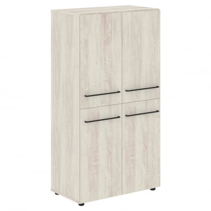 Шкаф с 2-мя комплектами глухих малых дверей ЛОФТИС ЛМC 80.4 Сосна Эдмонт / LOFTIS LMC_0