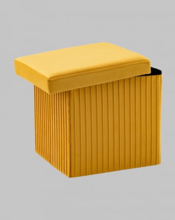 Пуф складной с ящиком Сторе Скуаре желтый / Store Square_2