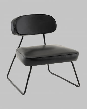 Кресло Кате нев ткань экокожа черный / Kate new_1