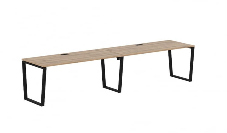 Бенч-система ЕДИС ЕВВСТ 3580 Дуб Денвер светлый Черный / EDIS EVWST_0