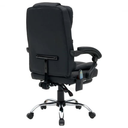 Кресло офисное CРОМЕКС (КРОМЕКС) Лоунге МС-007 экокожа черное / CROMEX Lounge MS-007_7