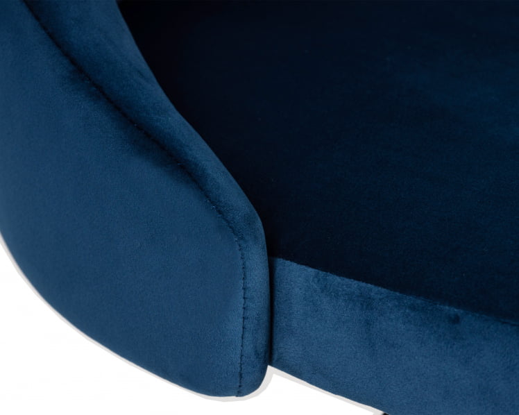 Стул барный ДОБРИН ДЖОСЕПХ БЛАCК (синий велюр (МДЖ9-117)) / DOBRIN JOSEPH BLACK (MJ9-117))_6
