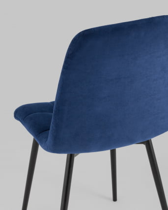 Стул Оливер велюр Темно-синий / Oliver_6